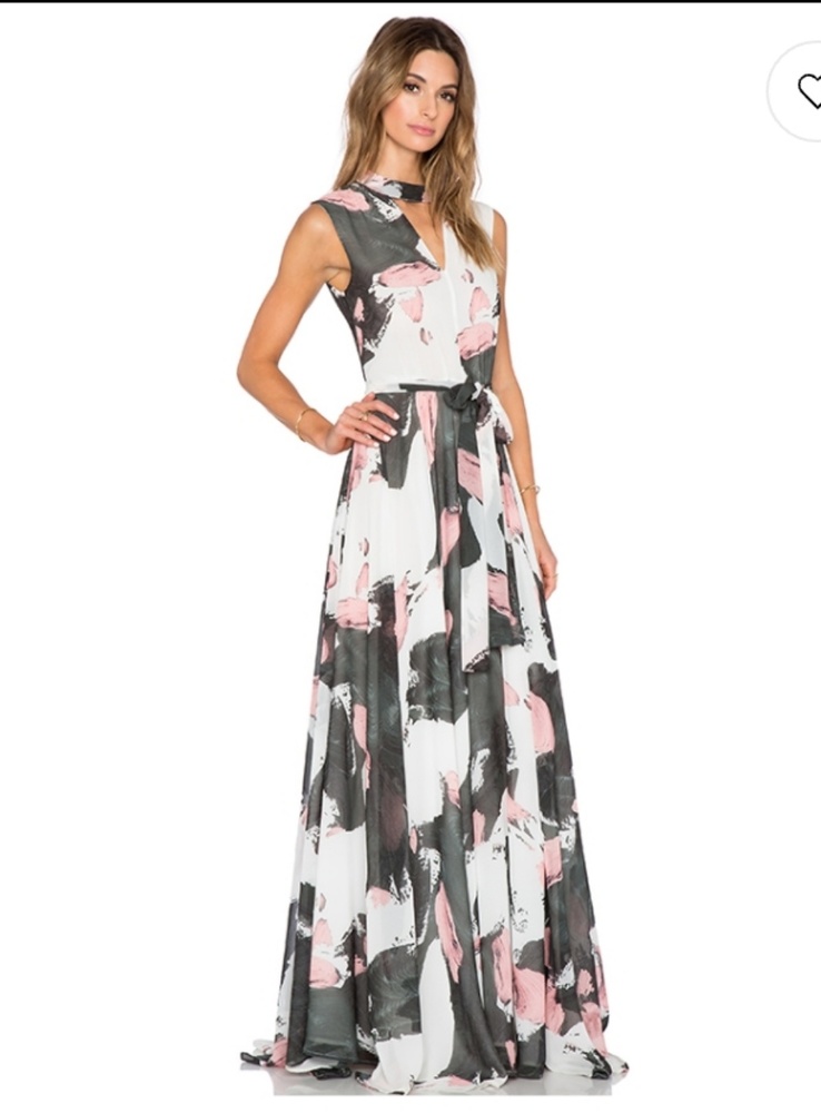 TY- LR Hall dress in Brushstrocke for tall girl size XS/S